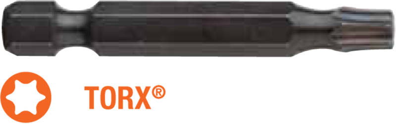 Насадка викруткова USH Industry TORX T40 x 50 мм, Torsion подовжена, Уп. 10 шт.