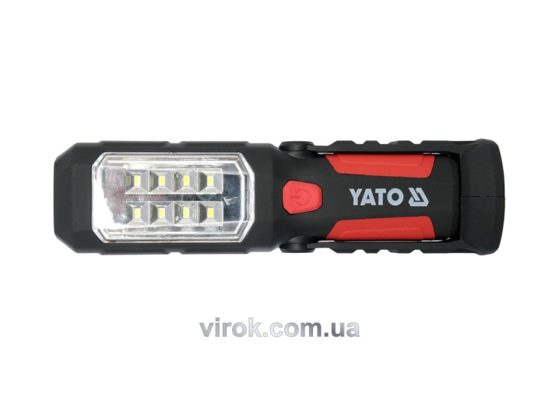 Ліхтар LED на батарейки 3Х АА, 8 + 1 діод , гак + магніт , 3 режими світла [50]