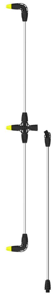 Штанга з 3 форсунками MAROLEX : 60 см (P049.011)(hobby,profession,profession+,titan,movi,x-line)