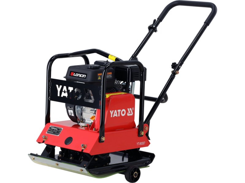 Віброплита бензинова YATO YT-90307, 4,1 кВт, плита 550х440 мм, 20 кН
