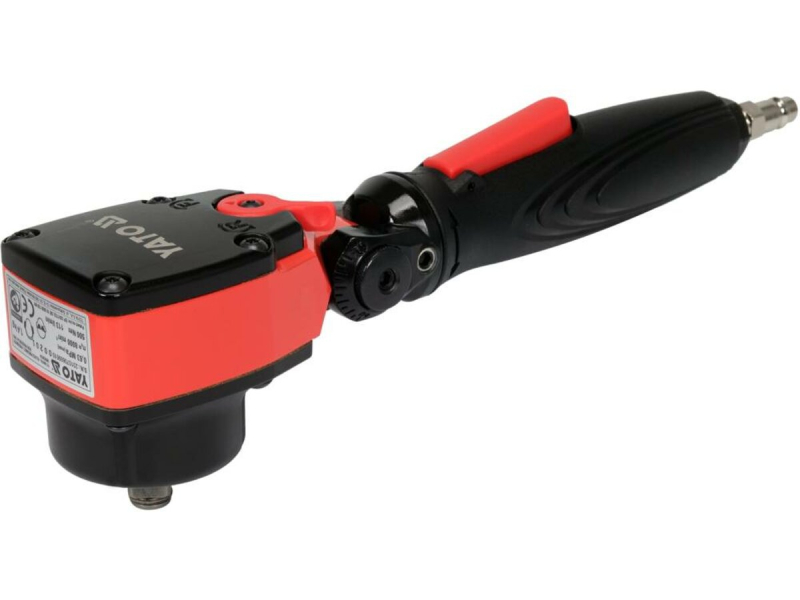 Ключ пневматичний YATO: квадрат- 1/2", F= 500 Нм, спож. повітря- 113 л/хв, тиск- 6.3 Bar