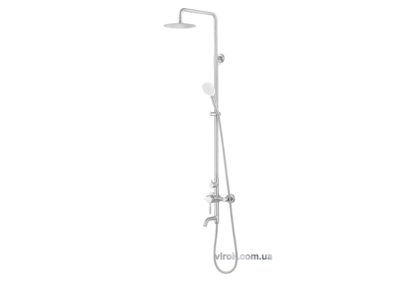 Душовий комплект STEELY 2 FALA : 2 функції, регульована висота 96- 126 см [5]