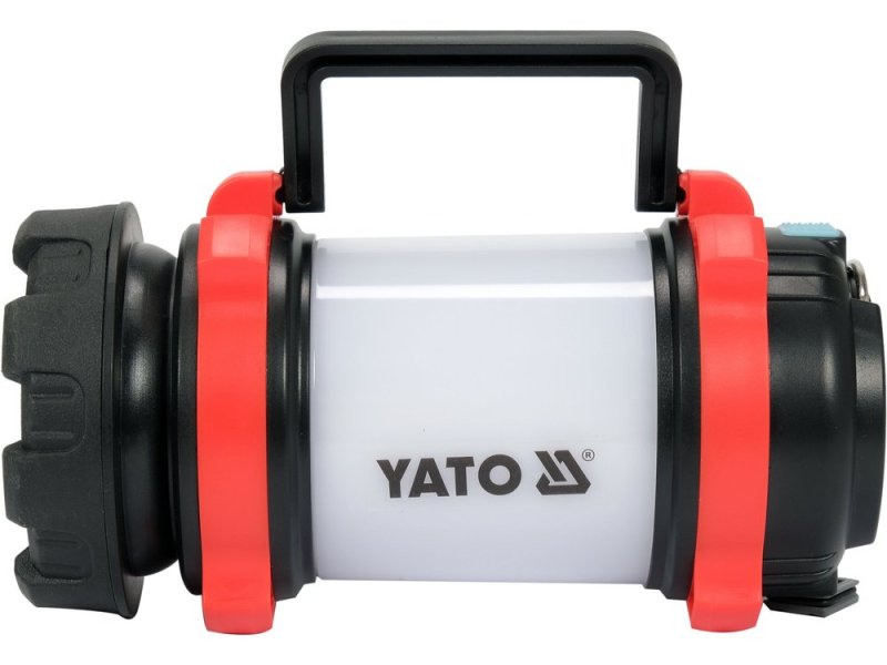 Фонарь-прожектор аккумуляторный 3 в 1 380 лм YATO YT-08547, луч 500 м, USB-C