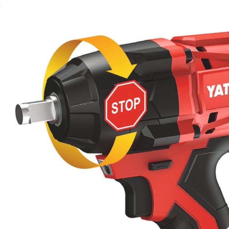Гайковерт ударний акумуляторний 1/2" 850 Н·м YATO YT-8277935, 2 АКБ 4 А·год