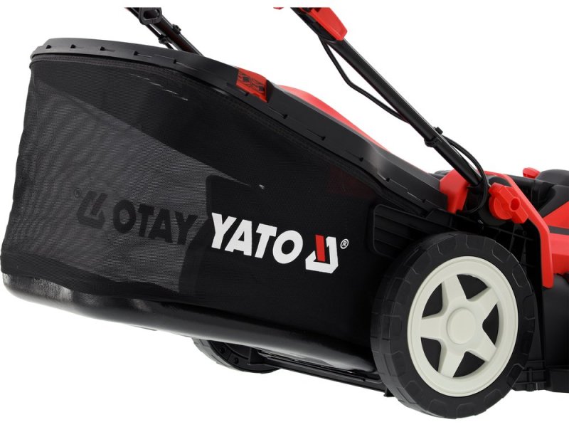 Газонокосилка электрическая YATO 2000 Вт, покос 46 см, сборник 60 л