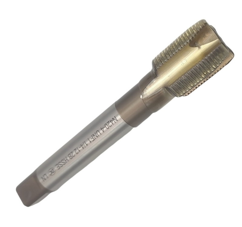 Метчик дюймовый UNF 1 1/4" 12 нитей Р6М5К5 (HSS-E) для сквозных отверстий 
DIN374 N420-4 102218 DC Swiss