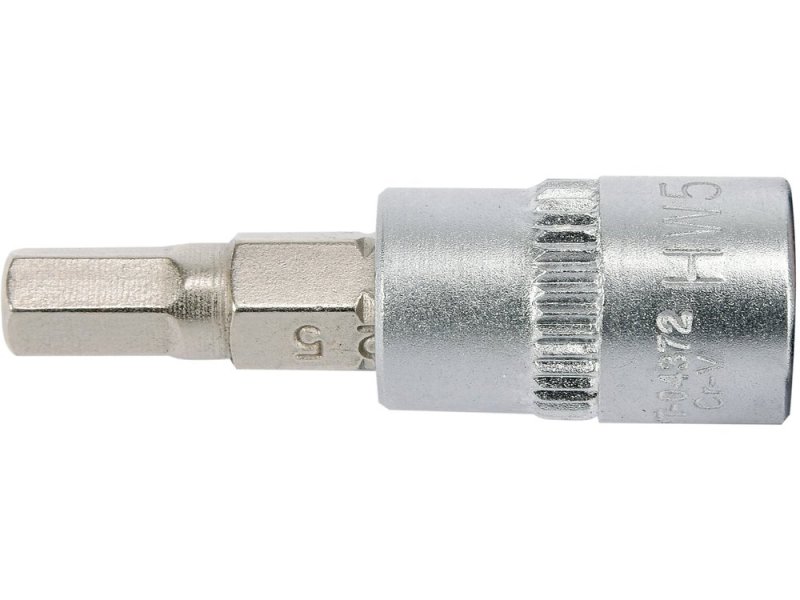 Головка торцевая с отверточной насадкой HEX YATO YT-04372, 1/4", H5 x 37 мм