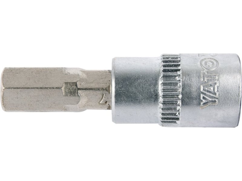 Головка торцевая с отверточной насадкой HEX YATO YT-04374, 1/4", H7 x 37 мм