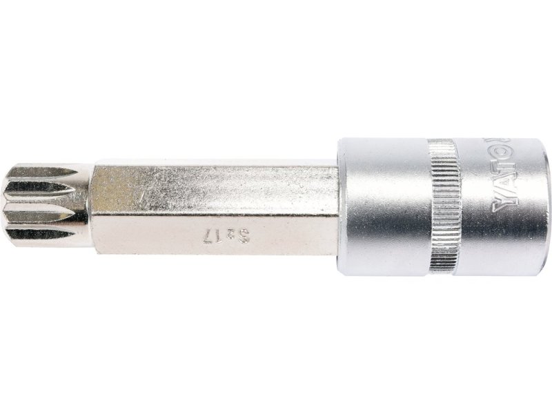 Головка торцевая с отверточной насадкой SPLINE YATO YT-04357, 1/2", M17 x 100 мм