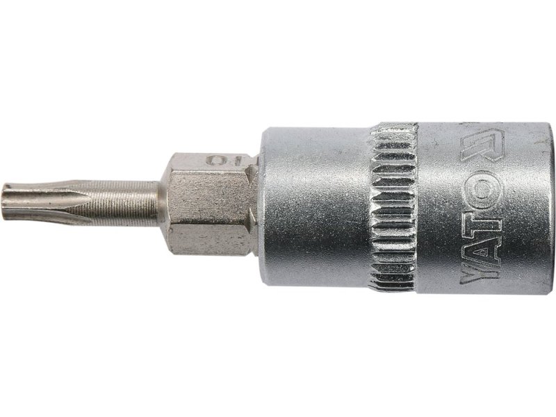Головка торцевая с отверточной насадкой TORX YATO YT-04302, 1/4", T10 x 37 мм