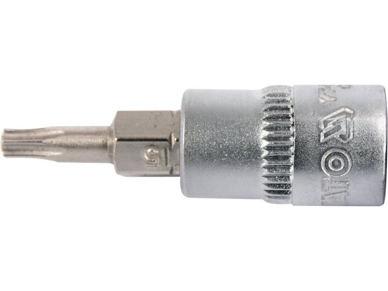 Головка торцевая с отверточной насадкой TORX YATO YT-04303, 1/4", T15 x 37 мм
