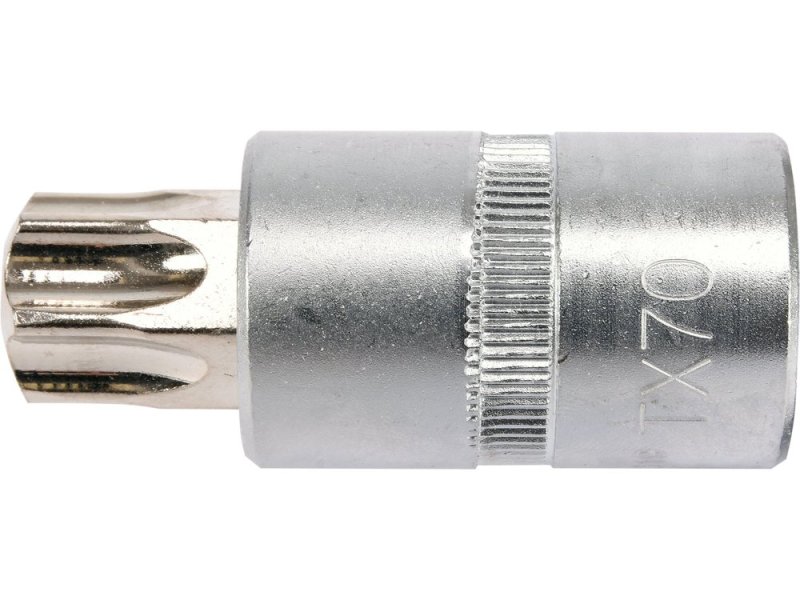 Головка торцевая с отверточной насадкой TORX YATO YT-04319, 1/2", T70 x 55 мм
