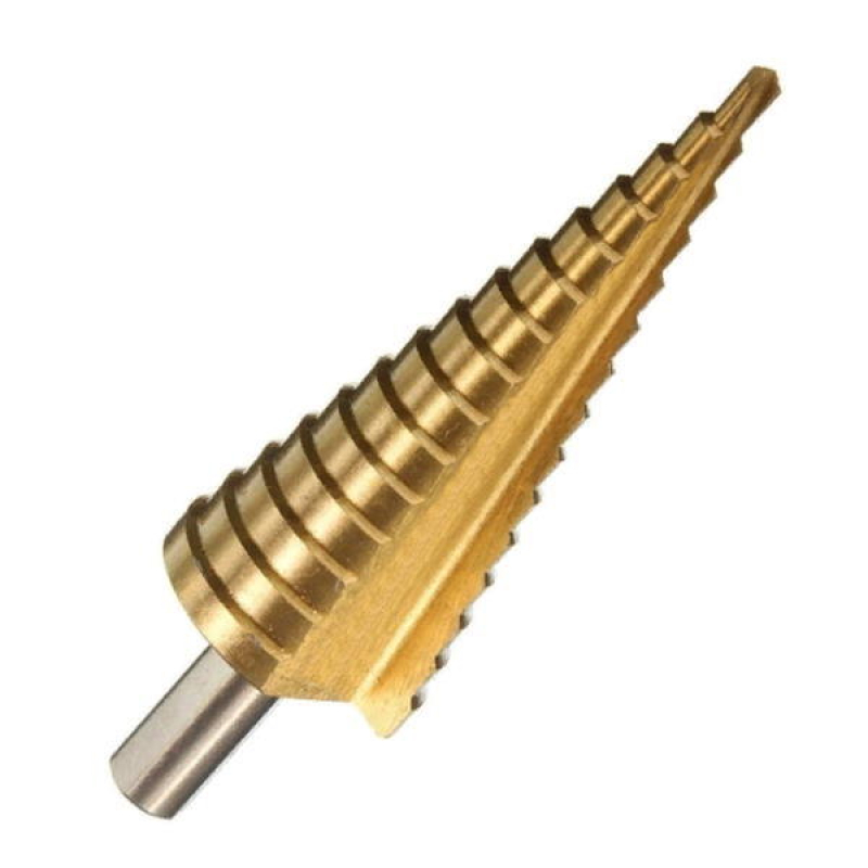 Сверло ступенчатое 4х22 10ст. хв.8 мм ( 4,6,8,10.12,14,16,18,20,22 ) Р6М5К5 Китай