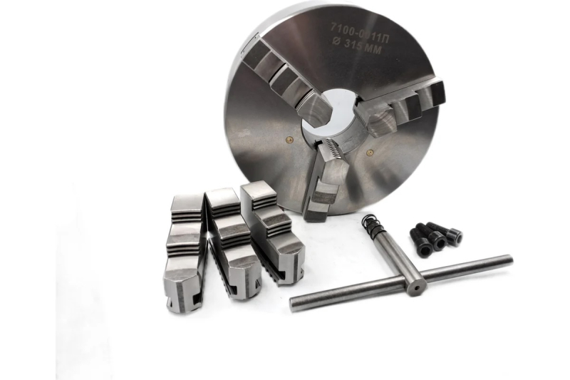 Патрон токарный 315 мм 3-х кул. 7100-0011П (К11-315, полная комплектация) PREMIO