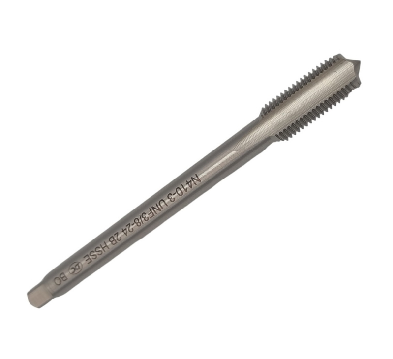 Метчик дюймовый UNF 3/8" 24 нитей Р6М5К5 (HSS-E) DIN374 N410-3 102003 DC 
Swiss