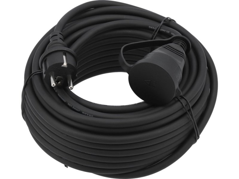 Удлинитель строительный YATO YT-81026, 20 м, резина H05RR-F, IP44