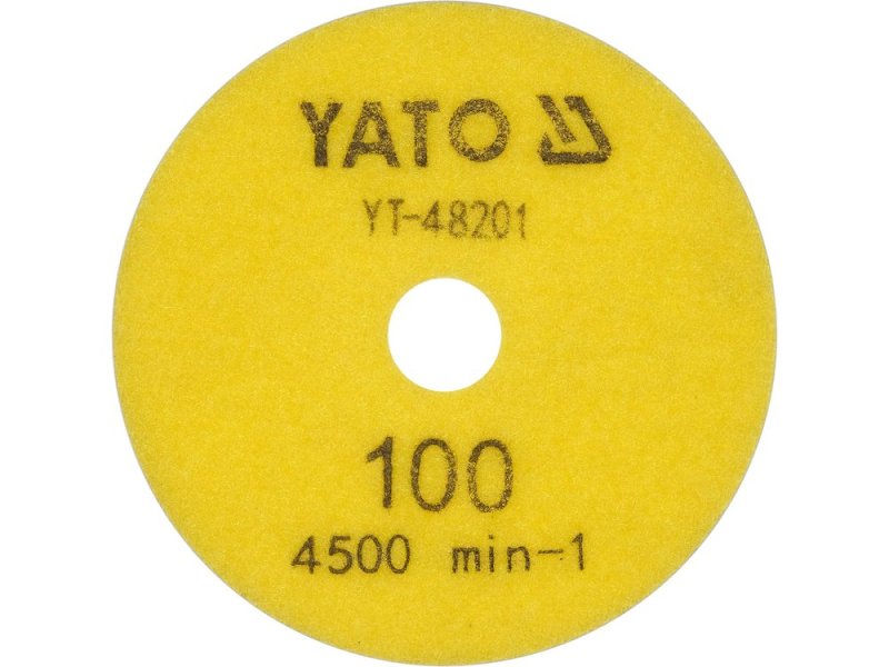 Круг алмазный полировальный 100 мм D100 YATO YT-48201, для гранита