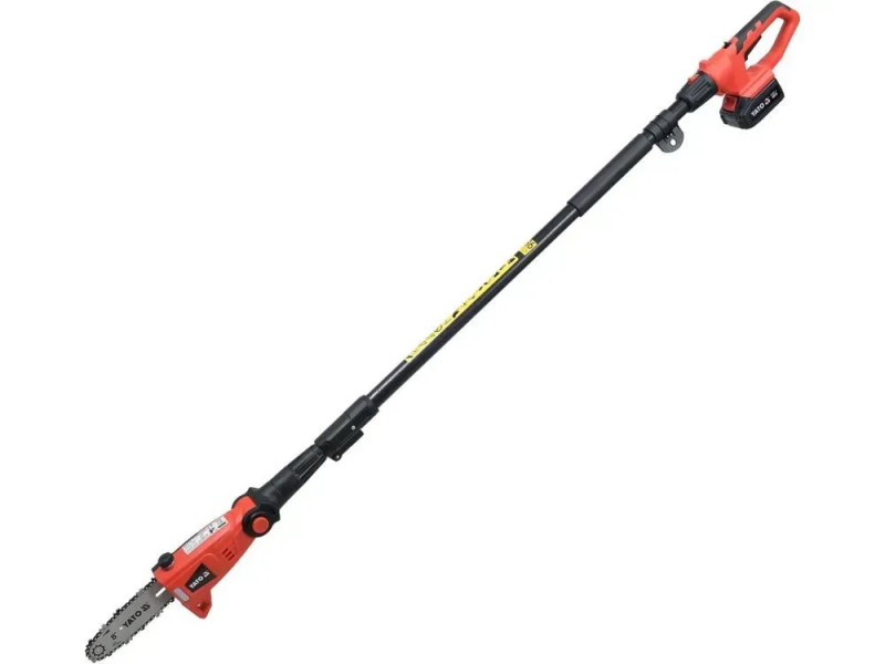 Кущоріз акумуляторни багатоцільвий садивий YATO Li-Ion 18V, 2АГ, з знімн телеск. 
тримачем, пила 8"