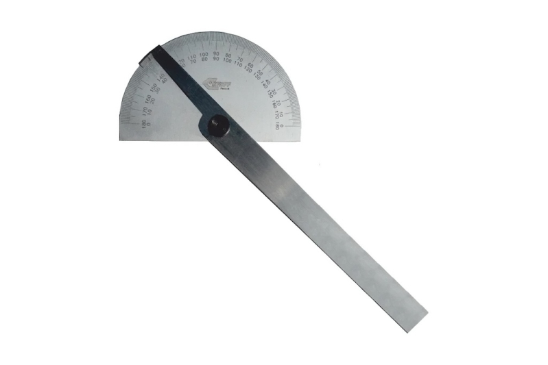 Угломер-транспортир 0-180°, d=100 мм, L=150 мм OTTIMO