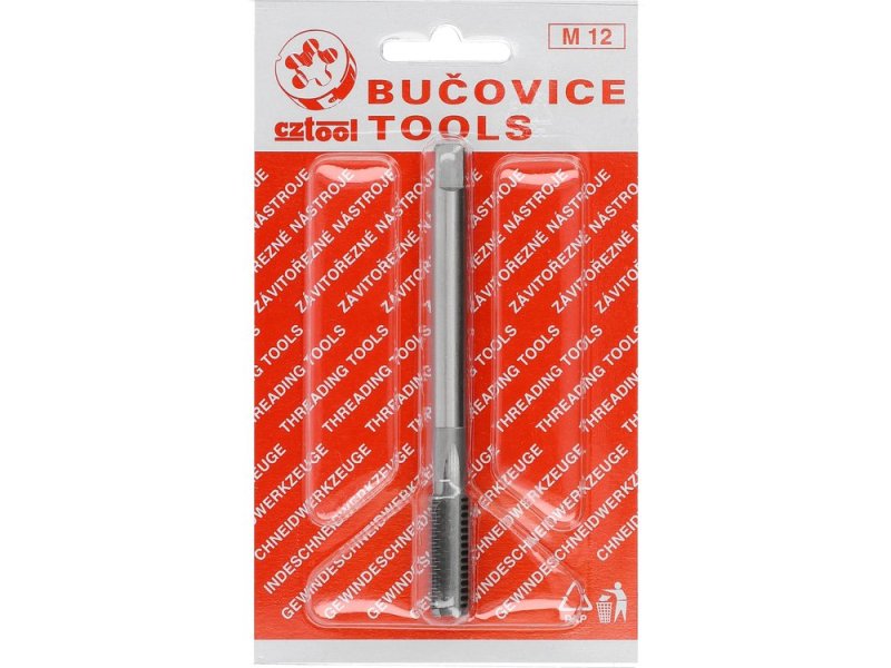 Метчик машинный M12 HSS M2 CZTOOL 24966, длина 110 мм