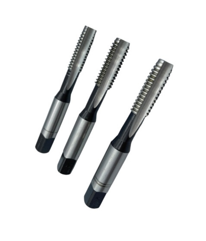 Мітчик дюймовий UNC 3/8" 16 ниток комплект із 3-х штук Р6М5 (HSS) N1110-S 111069 DC Swiss