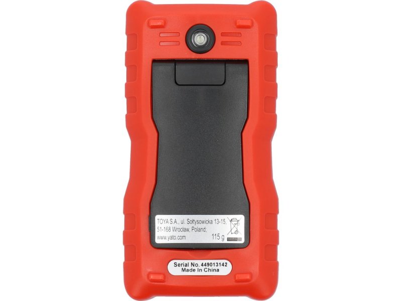 Мультиметр цифровой True RMS YATO YT-730894, 600 В, 10 А, 115 г