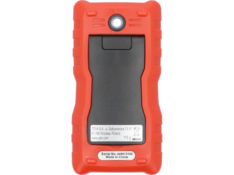 Мультиметр цифровой True RMS YATO YT-730894, 600 В, 10 А, 115 г