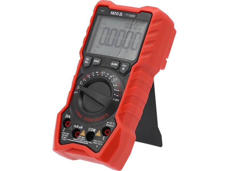 Мультиметр цифровий True RMS YATO YT-730895, 1000 В, 25000 відліків