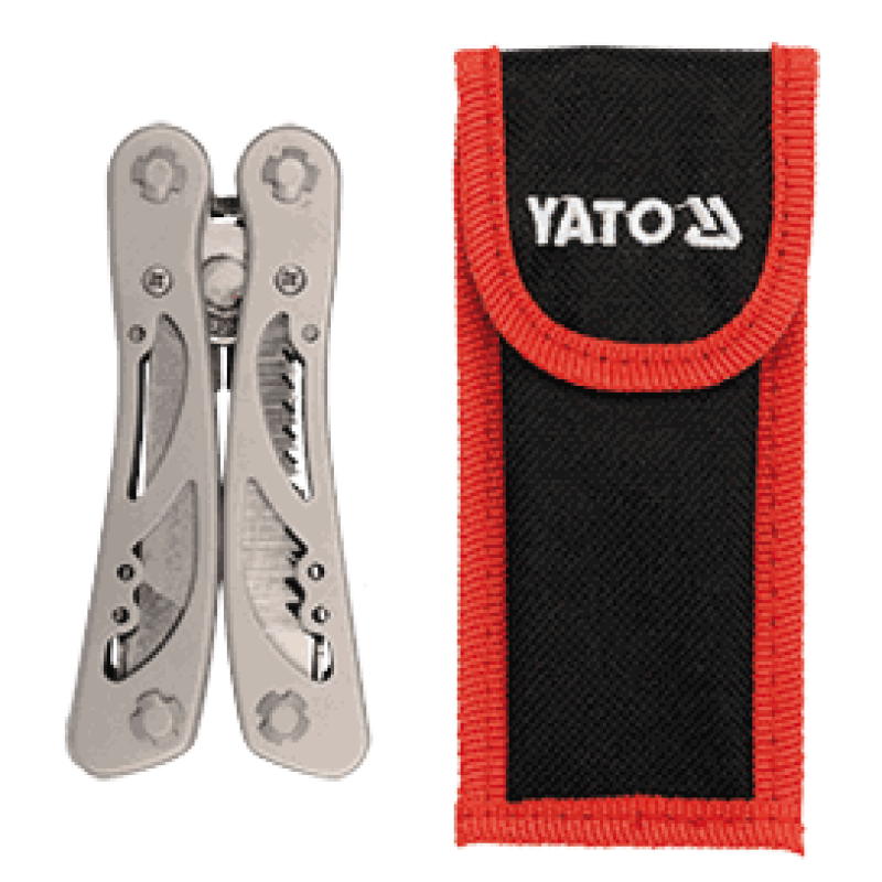 Мультитул 165 мм YATO YT-76043, 9 функций, стальные рукоятки