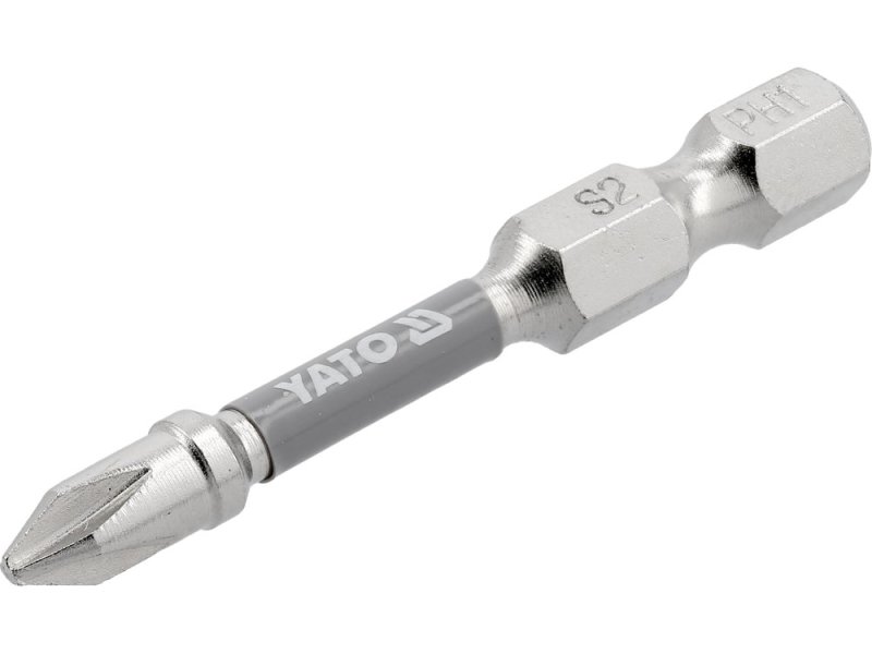 Набор бит Phillips PH1 50 мм YATO YT-78020, 1/4", S2, 2 шт
