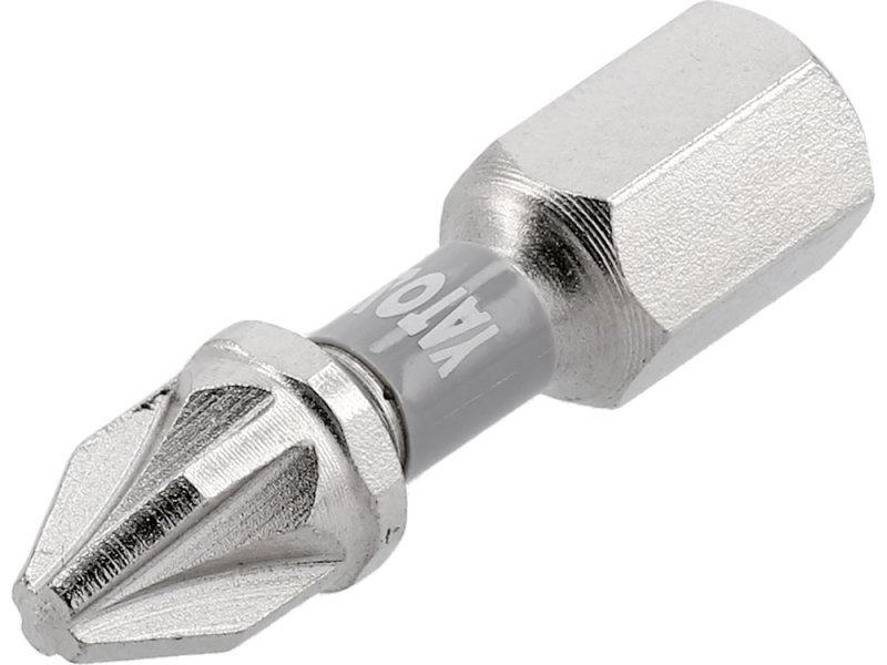 Набор бит Pozidriv PZ2 25 мм YATO YT-78004, 1/4", S2, 2 шт
