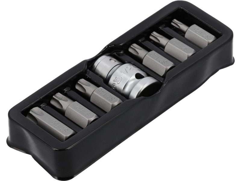 Набор бит Torx Security YATO YT-0416, 7 шт, приводы 3/8" и 1/2"