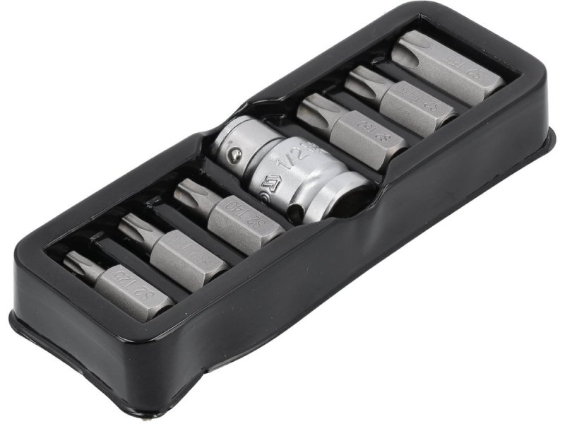 Набор бит Torx YATO YT-0410, 7 шт, приводы 3/8" и 1/2"