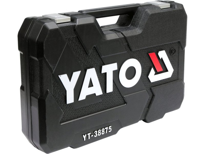 Набор инструментов с трещоткой 1/4"+3/8"+1/2" YATO YT-38875, 126 предметов