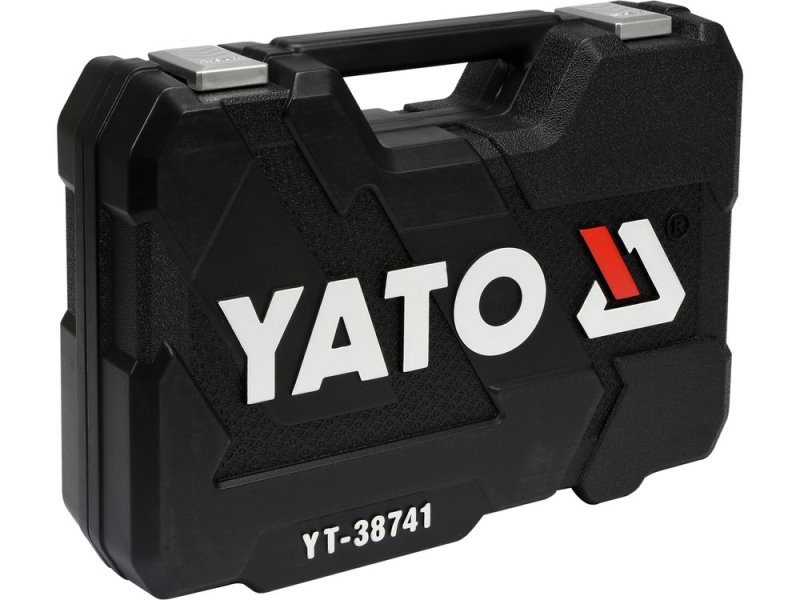 Набор инструментов с трещоткой 1/2" YATO YT-38741, 25 предметов