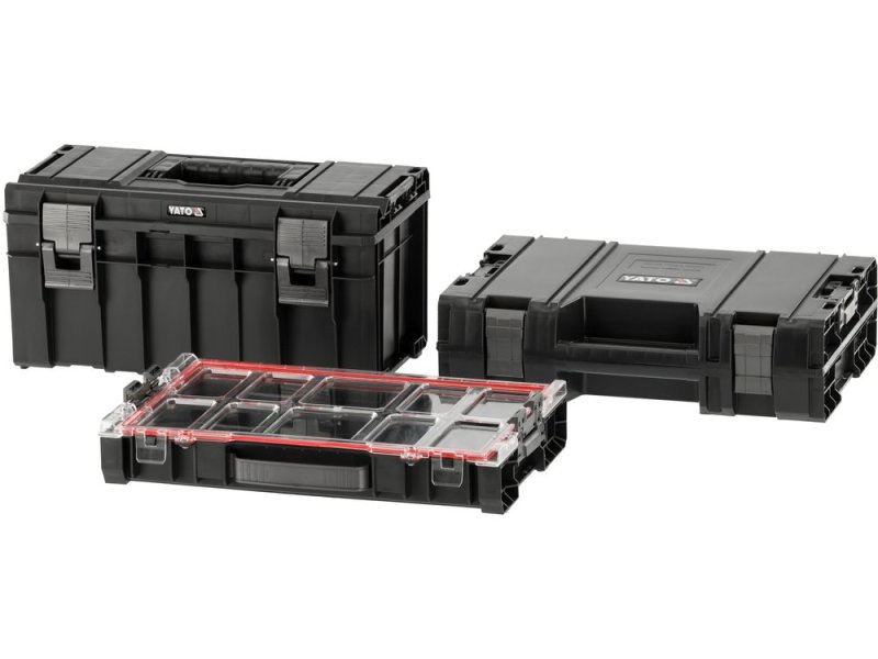 Набор ящиков системных S12, 3 шт YATO YT-09175, 421х450х323 мм