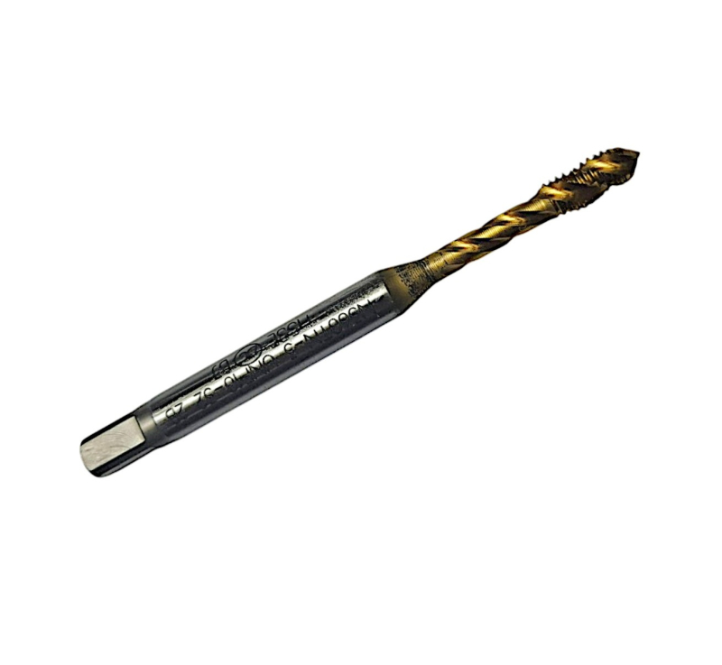 Метчик дюймовый UNF №10 32 нитей Р6М5К5 (HSS-E) с винтовой канавкой для 
глухих отверстий N360TN-3 196009 DC Swiss