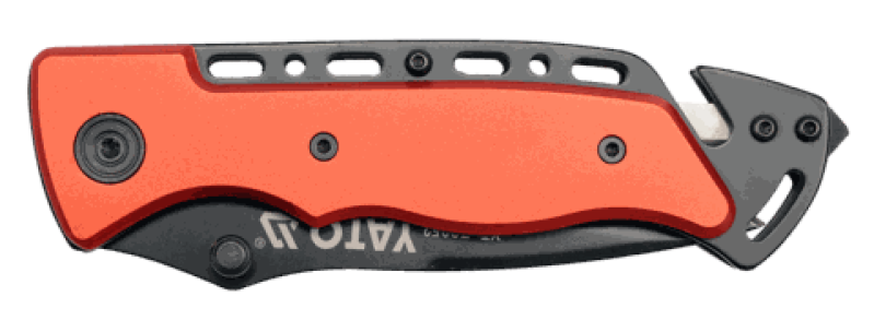 Нож складной спасательный YATO YT-76052, 200 мм, стропорез и стеклобой