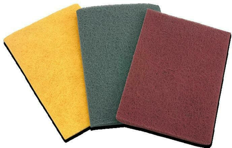 Волокно абразивне F4807 NORTON 150x 230 мм, з ультра дрібними гранулами, сірий