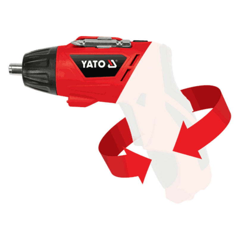 Отвертка аккумуляторная 3,6 В YATO YT-82760, 3 Н·м, 230 об/мин