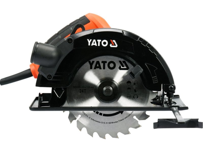 Пила дисковая 1500 Вт YATO YT-82152, диск 185 мм, рез 65 мм