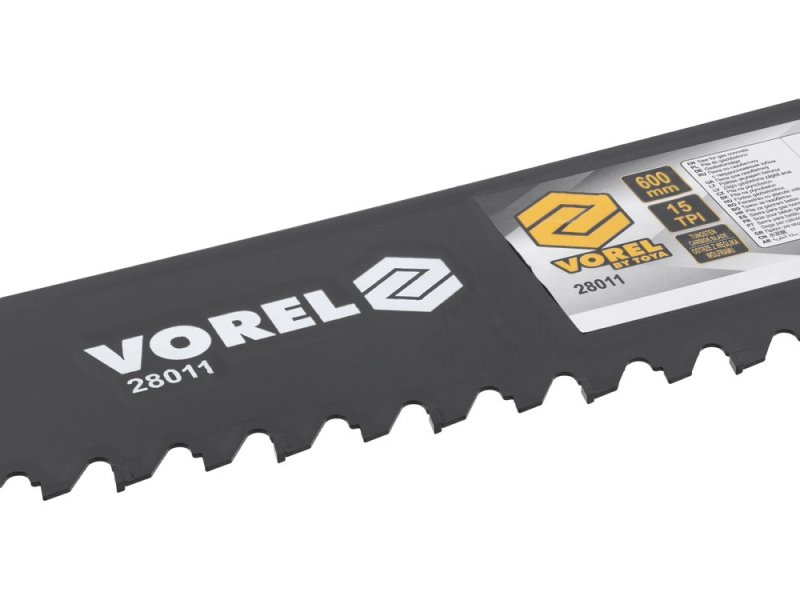 Пила для газобетона 600 мм VOREL 28011, WIDIA, 15 зубьев