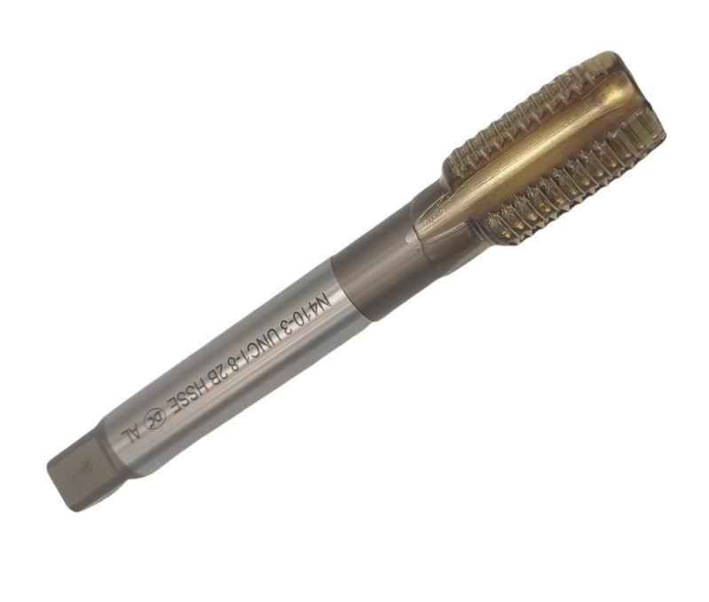 Метчик дюймовый UNC 1" 8 нитей Р6М5К5 (HSS-E) DIN376 N410-3 101994 DC 
Swiss