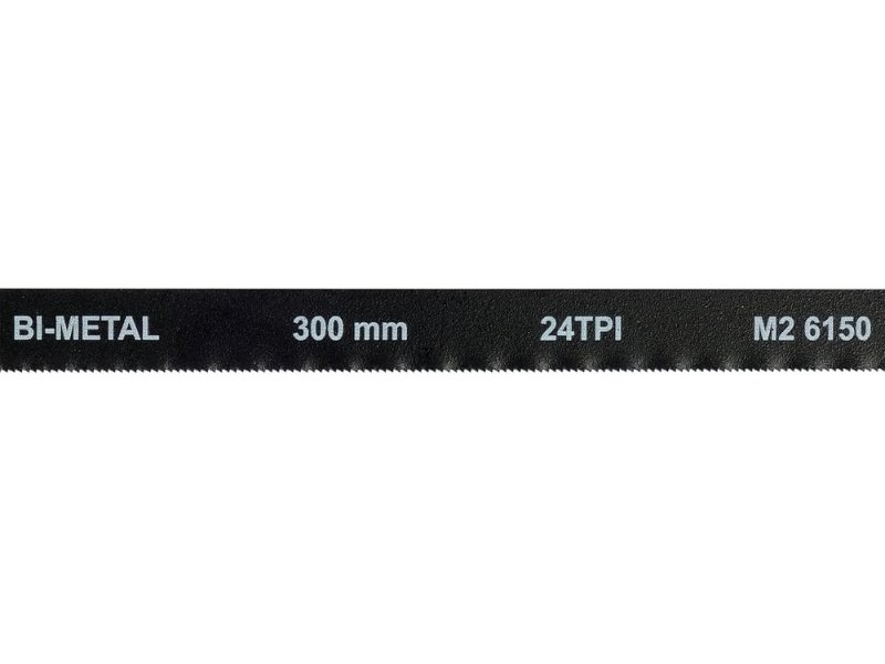 Полотно по металлу 300х12,6х0,65 мм биметалл CrV VOREL 27541, набор 2 шт