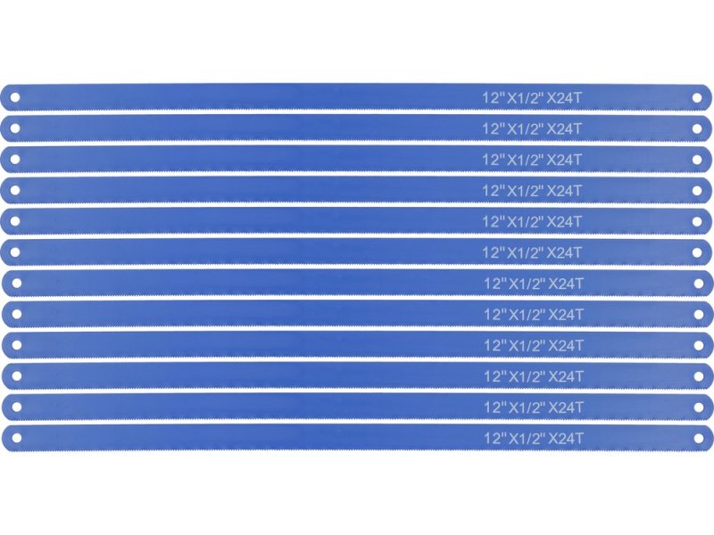 Полотно по металлу 300х12 мм HSS VOREL 27520, набор 12 шт