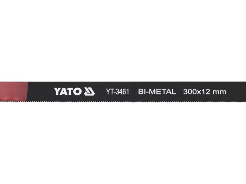 Полотно по металлу 300х12х0,65 мм биметалл YATO YT-3461, набор 2 шт
