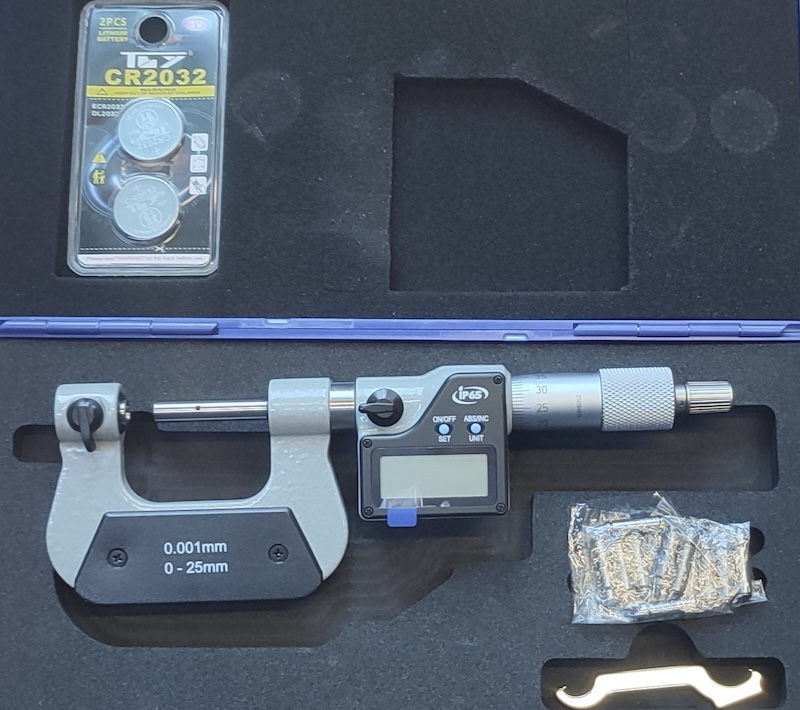 Мікрометр різьбовий цифровий МВМЦ 0-25 0.001 OTTIMO