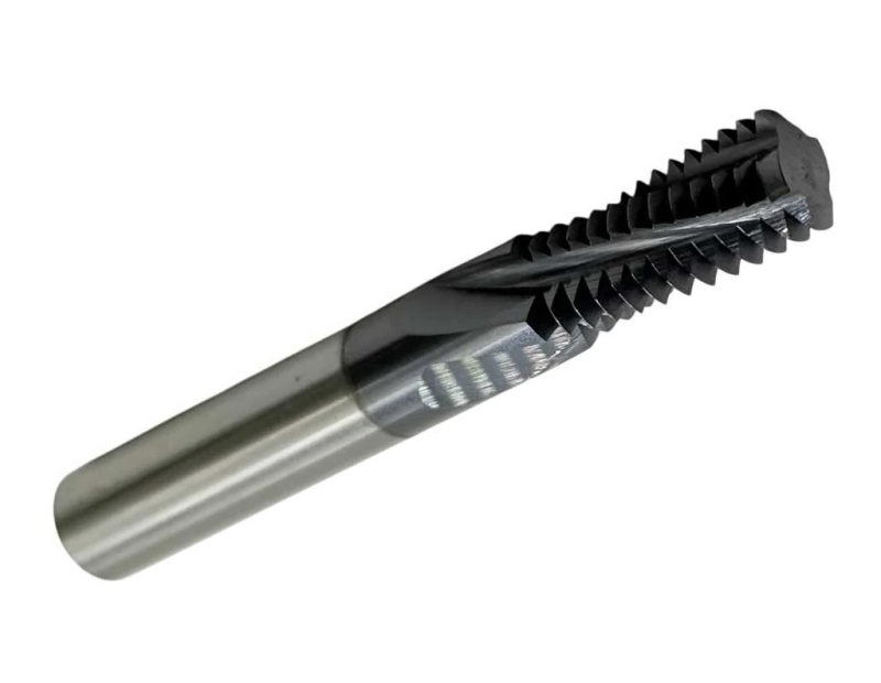Резьбофреза многозаходная твердосплавная М 12х1.75 (D9.9х30хD10х75х4T) по стали с покрытием TiXCo OTTIMO