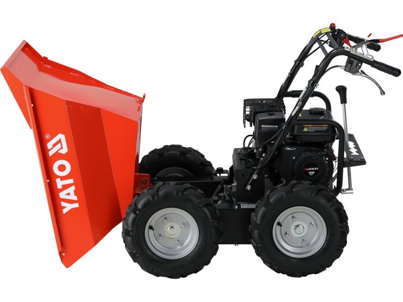 Тележка-самосвал бензиновая 300 кг YATO YT-86115, 196 см³, 4x4