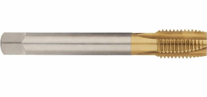 Метчик машинно-ручной М22х1.5 Р6М5К5 (HSS-E) 6H ISO529 TiN для сквозных 
отверстий PREMIO